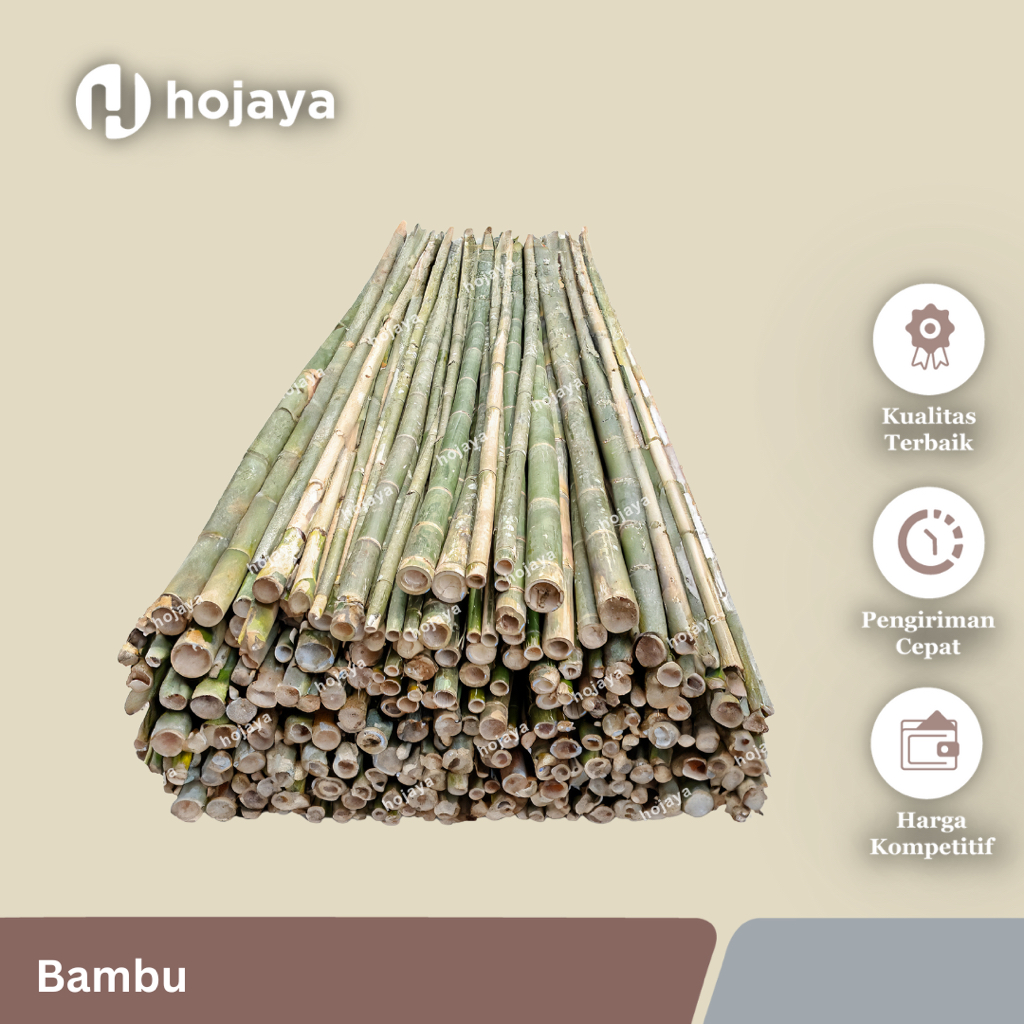Kayu Bambu | Kayu Bambu Steger | Kayu Bambu Cor | Kayu Cor | Kayu Bekisting | Bambu Diameter ± 5 - 7