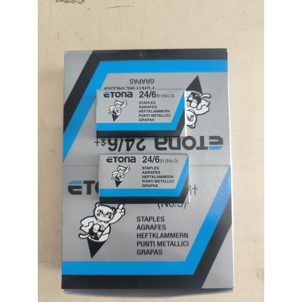 

Isi Stapler Etona No 3Besar/Anak Hekter Etona no 3 24/6