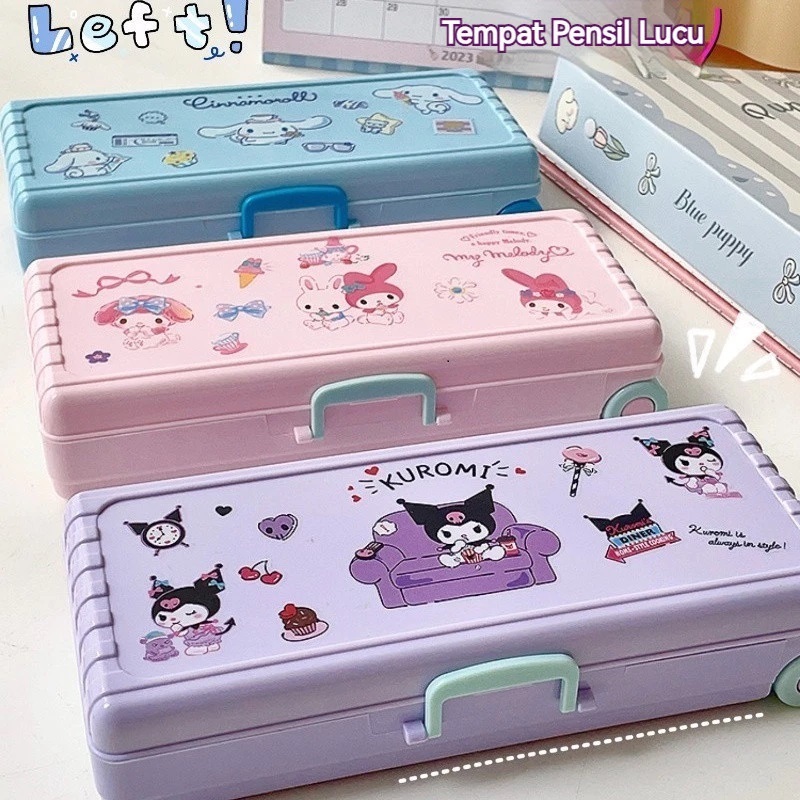 

Kotak Pensil Anak Stiker Sanrio Model Troly Terbaru