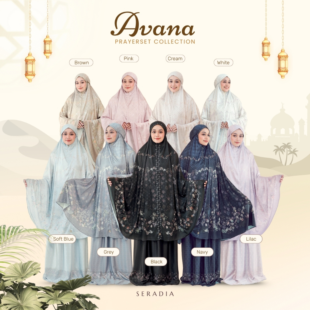 Seradia - Mukena Motif Avana 2in1 - Eid Al Adha Collection