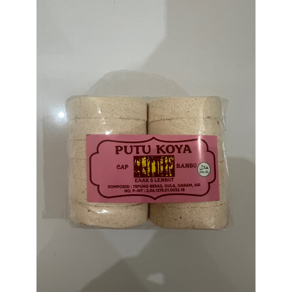 

Putu Koya Isi 12 pcs / Kue Putu Koya Cap Bambu | Camilan Medan