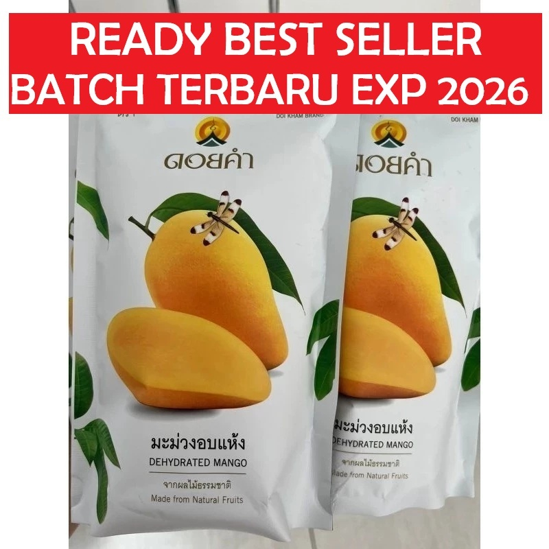 

READY Manisan Ringan Buah Mangga Kering / Dehydrated Mango Thailand DOIKHAM