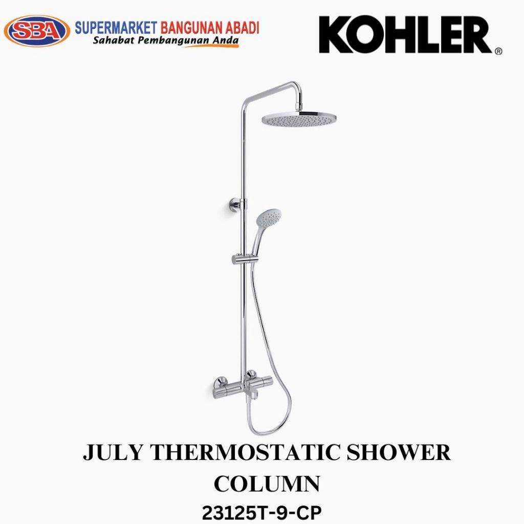 July Thermostatic Shower Coloumn Kohler | 23125T-9-CP | Shower Kohler