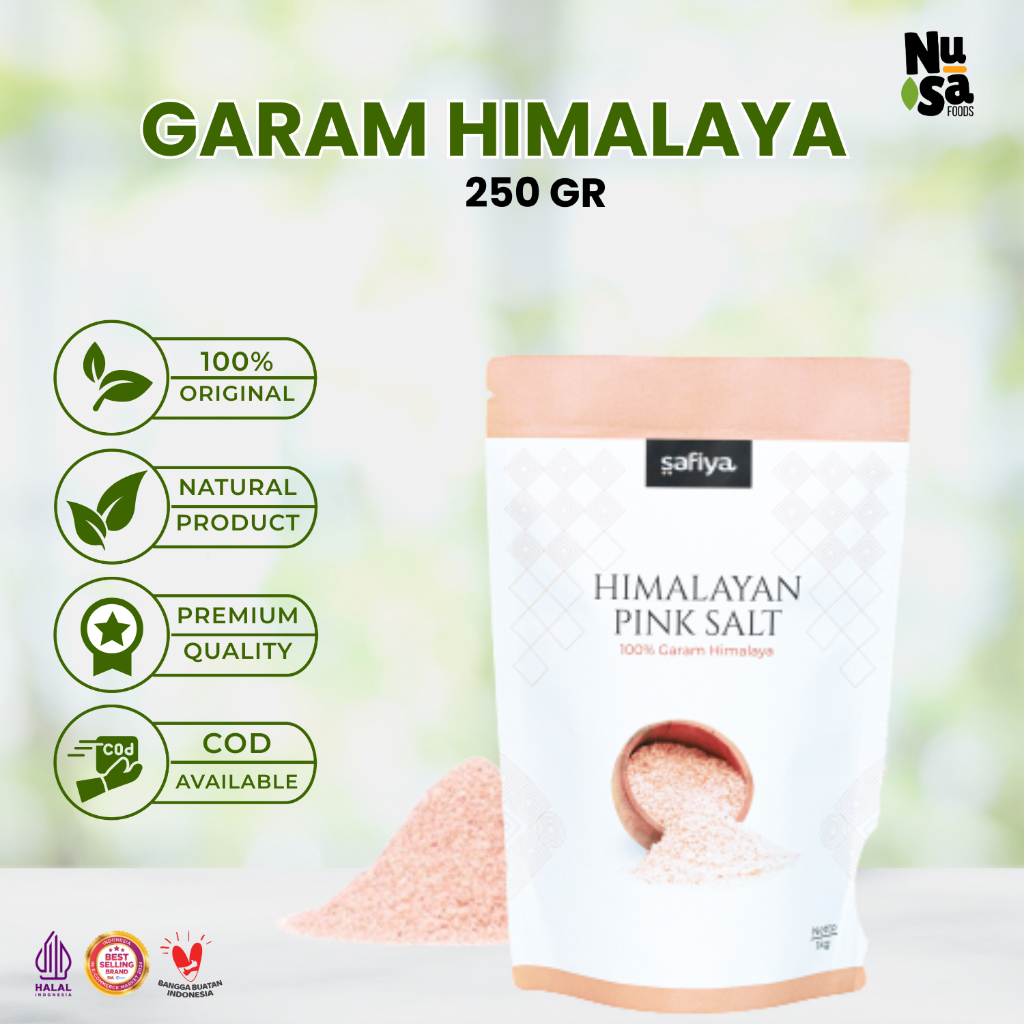 

Garam Himalaya Safiya 250 Gram Pink Himalayan Salt Premium