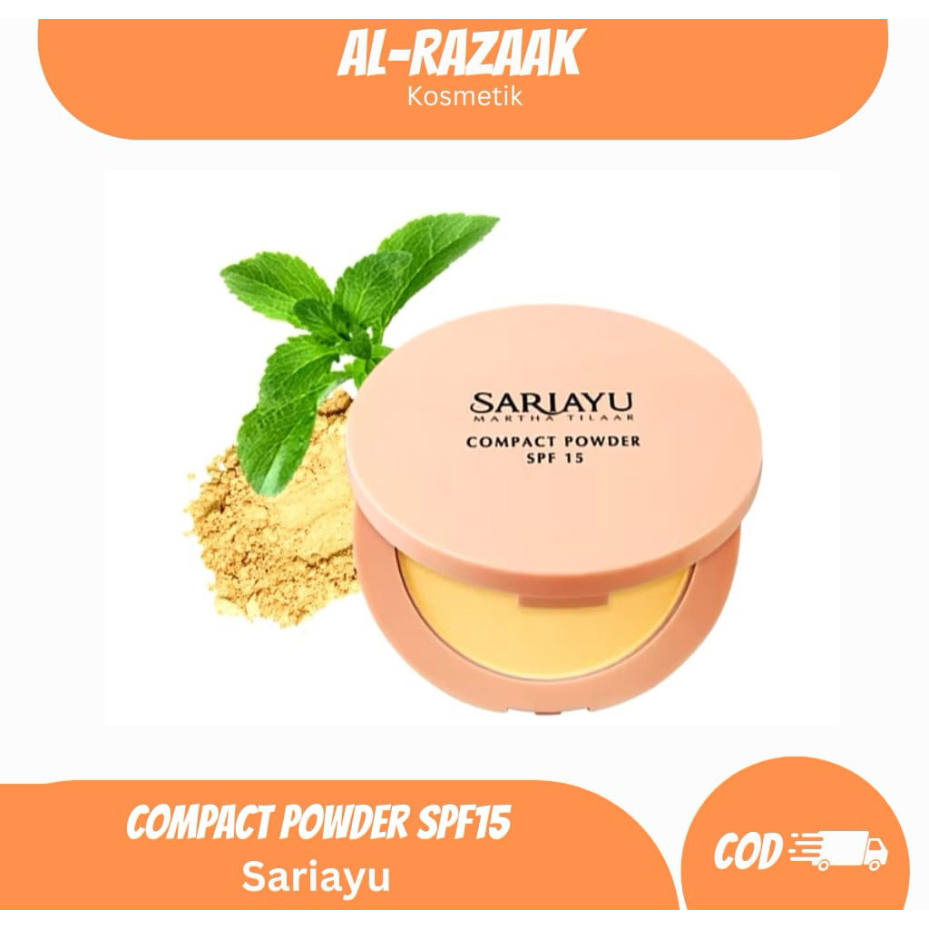 SARI AYU COMPACT POWDER 15g | Bedak Padat| Kuning