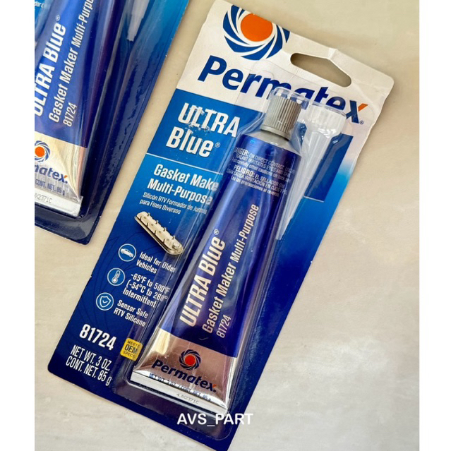 LEM PERMATEX GASKET LEM PAKING PERMATEX ULTRA BLUE RTV 85GR SILICON GASKET MULTI PURPOSE LEM PACKING