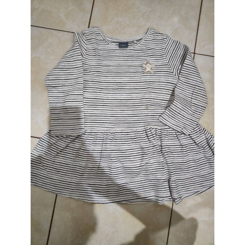 preloved dress next garis