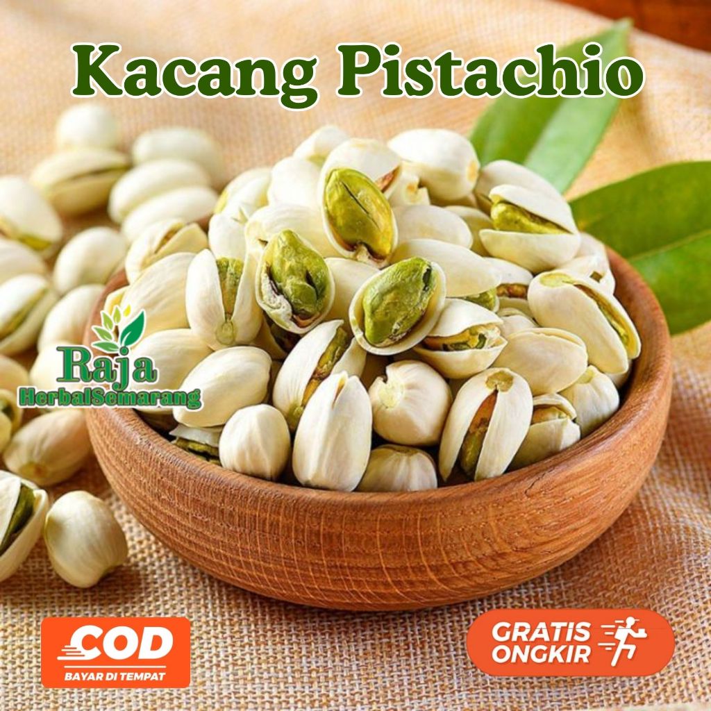 

Kacang Fustuk Pistachio Panggang Premium Original 100% Kemasan Pouch 250 Gr Oleh Oleh Haji Dan Umroh