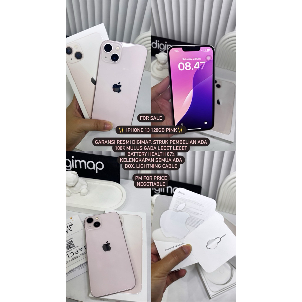 Iphone 13 Pink IBOX (Negotiable)