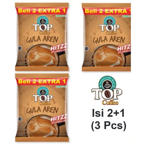 

Top Coffee Kopi Instan Gula Aren Pack 22 gr Buy 2 Get 1/ Kopi Top Gula Aren/ Top Coffee Gula Aren/ kopi gula aren top