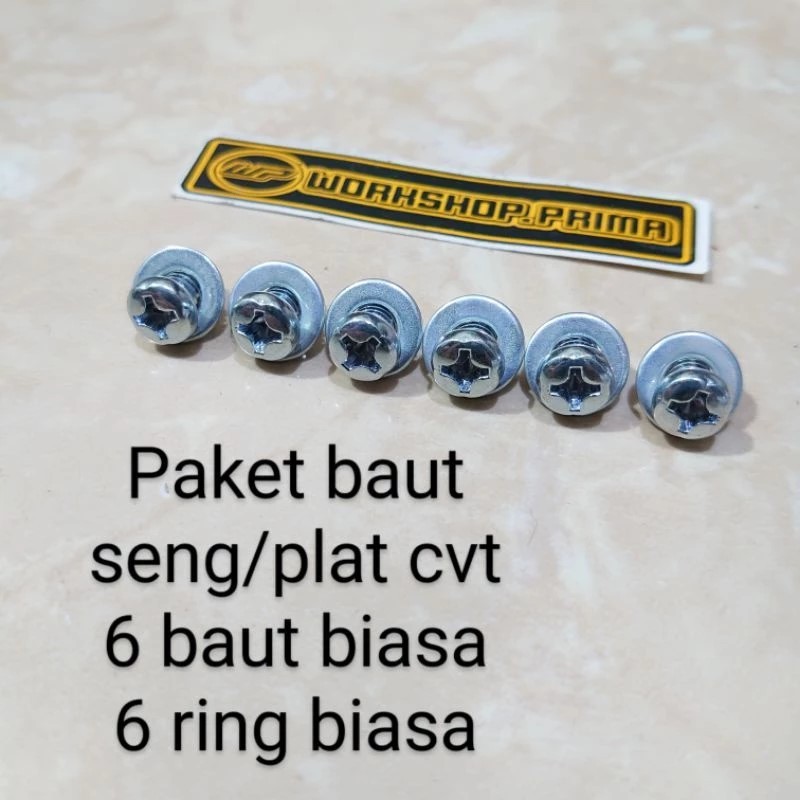 Paket Baut Selahan Engkolan Baut Seng Plat CVT Mio Sporty Mio Smile