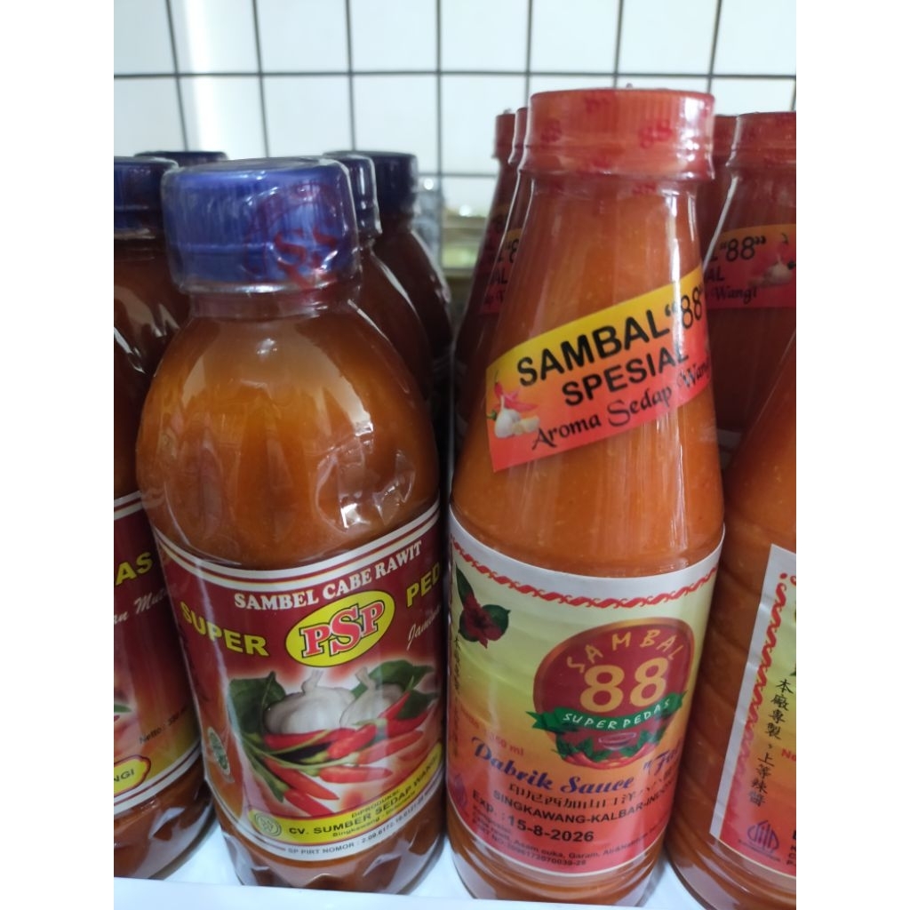 

saus cabe/cabe rawit super pedas kaisar/super pedas psp/super pedas 88