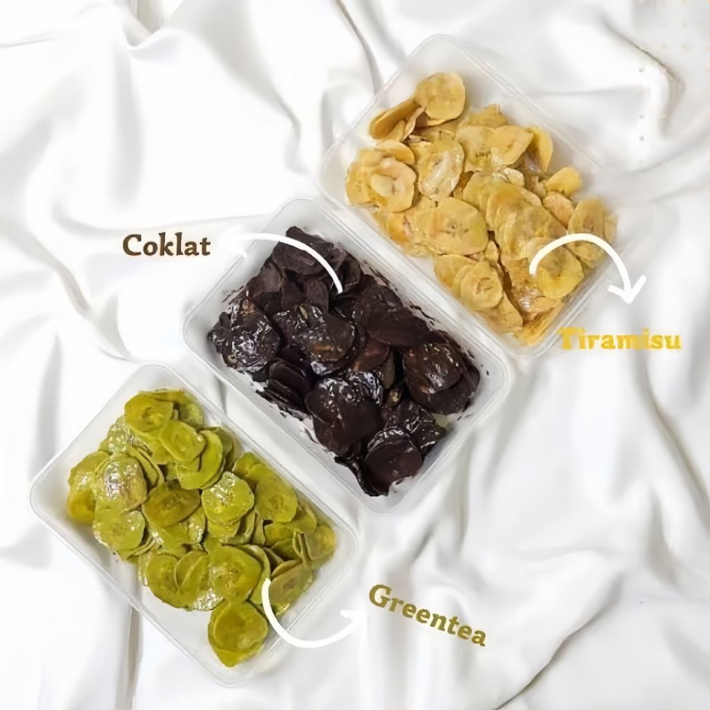 

Keripik Pisang Coklat Lumer/Kripik Pisang Lumer Box 600ml 250gr