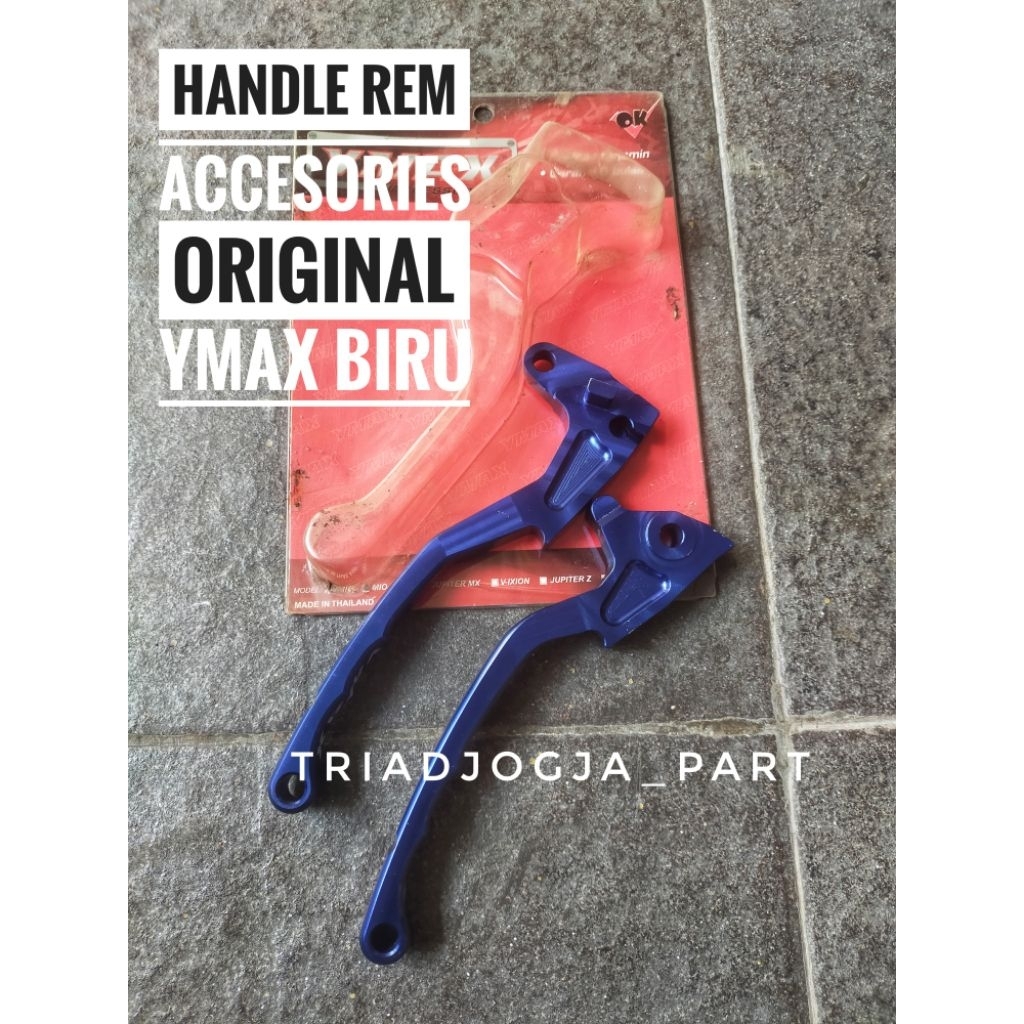 handle hendel rem kanan kiri mio sporty smile ymax biru original accesories ymax