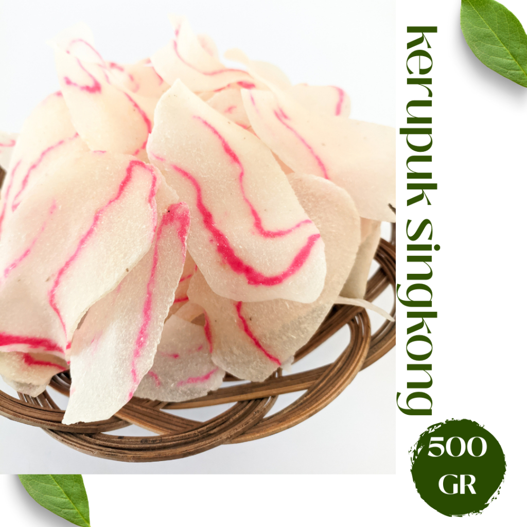 

Kerupuk Singkong Krecek Cantir Sarmier Renyah Gurih Netto 500 gr