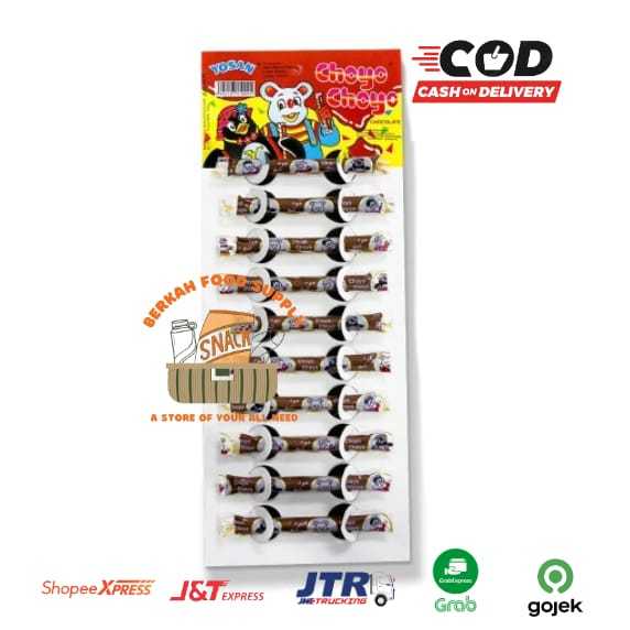 

YOSAN CHOYO - CHOYO COKLAT STICK LEMBAR ISI 10 / COKLAT PASTA / COKLAT JADUL HALAL / COKELAT JADL