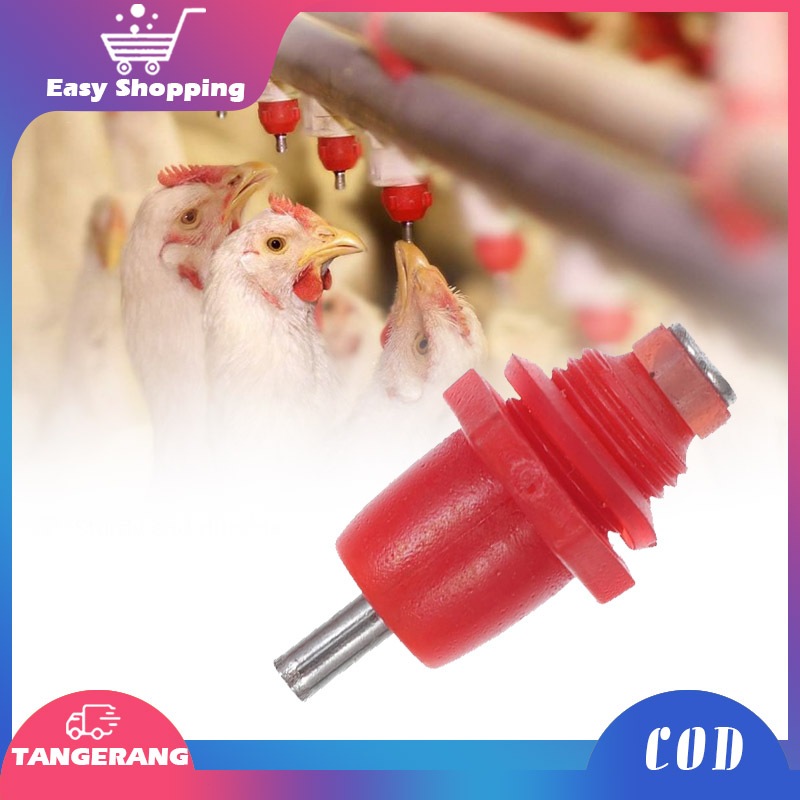 10pcs Niple Ayam Broiler Nipple Ayam Niple Tempat Minum Ayam Nepel Ayam Petelur Nipel Minum Ayam