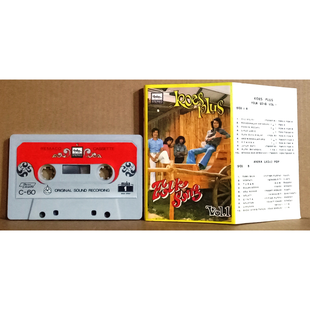 KOES PLUS - FOLK SONG VOL 1 - Kaset