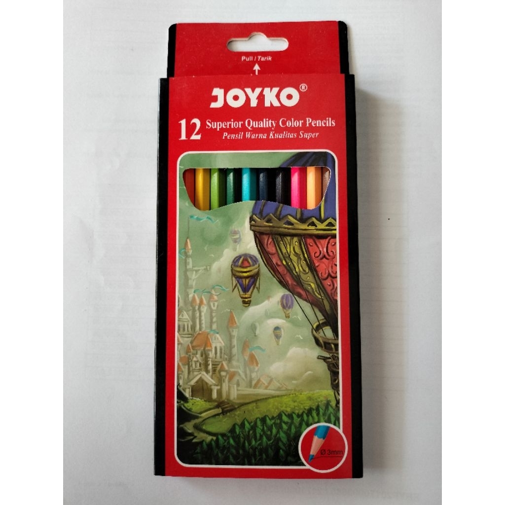

Joyko CP-100 Pencil Warna Superior Quality Color Pencils Hexagonal Grip