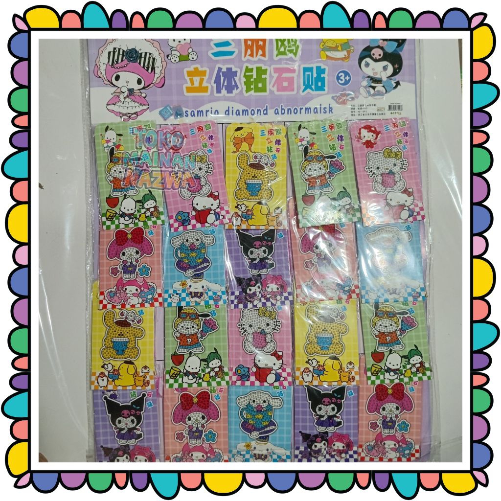 

Stiker Diamond Sanrio Stiker Manik [20 pcs]
