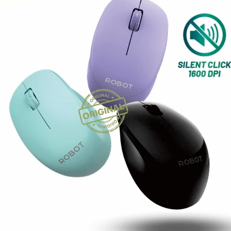 MOUSE ROBOT M210S / MOUSE WIRELESS ROBOT / MOUSE ROBOT / MOUSE WIRELESS SILENT | / GRATIS ONGKIR