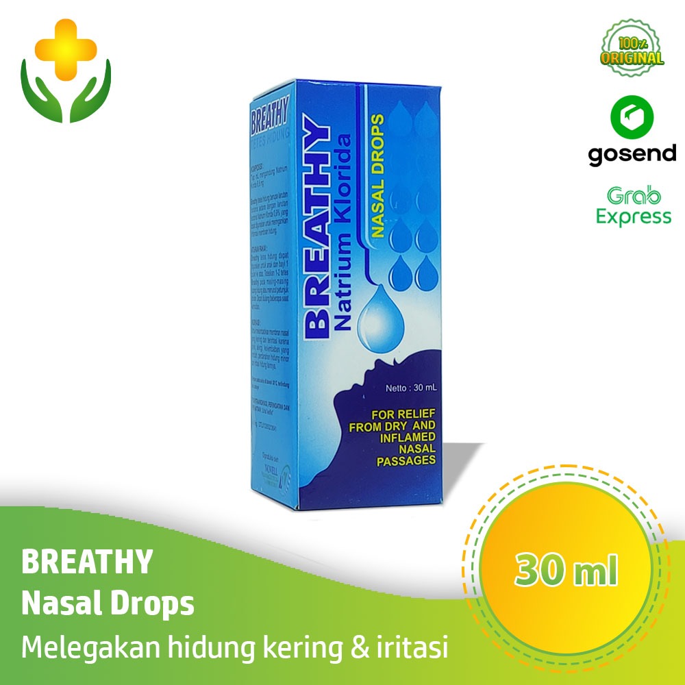 Breathy Nasal Drops 30 ml - Obat Tetes Pilek & Hidung Tersumbat pada Bayi