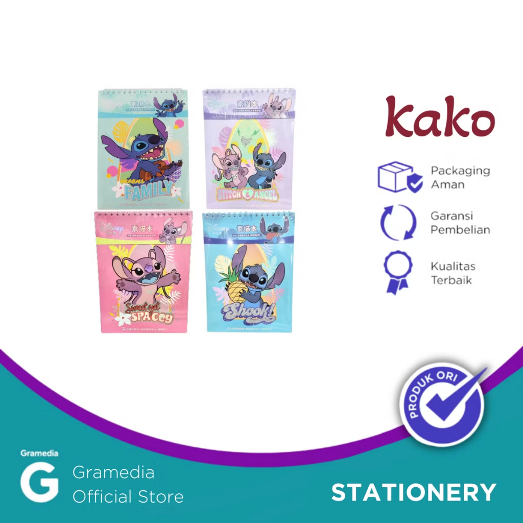 

Gramedia Tunjungan : Kako Stitch Series Sketchbook A4 Dsnr02194