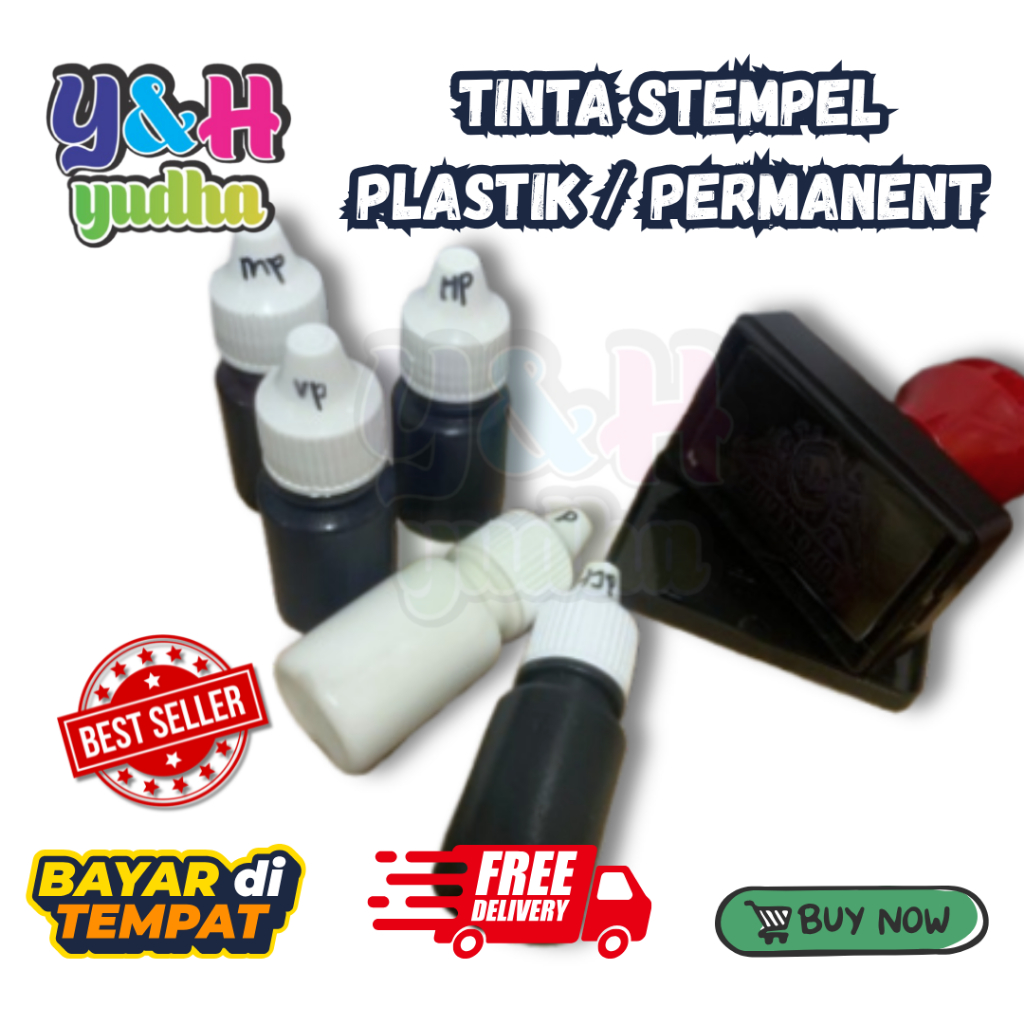 

Tinta Stempel Cup Tinta Permanent Tinta Stempel Plastik Yudha Grafika