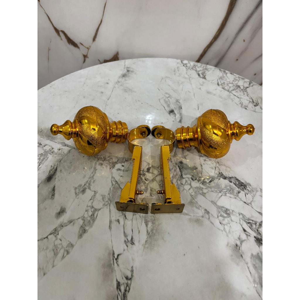 Paket Lengkap Alat Besi Gorden-Tutup Besi Gorden-Braket Gorden