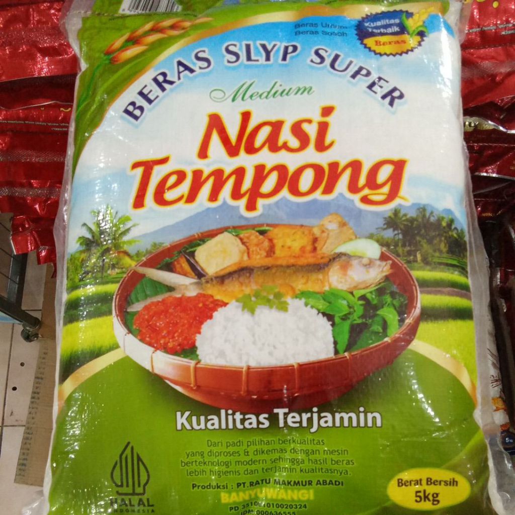 

beras Super medium nasi Tempong 5kg