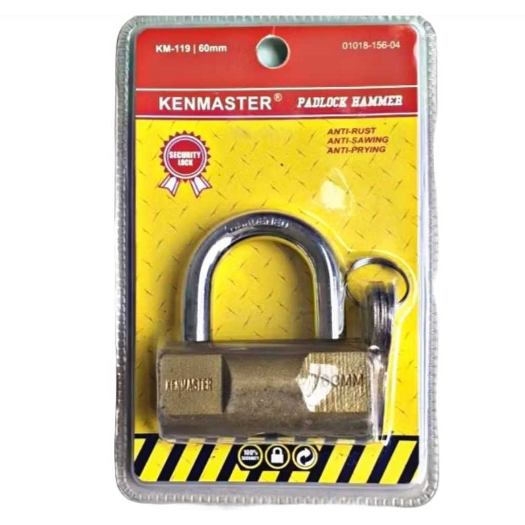 GEMBOK KENMASTER 60mm KM-119 - KENMASTER Gembok Anti Maling - Gembok Pagar - Kunci Gembok KENMASTER 