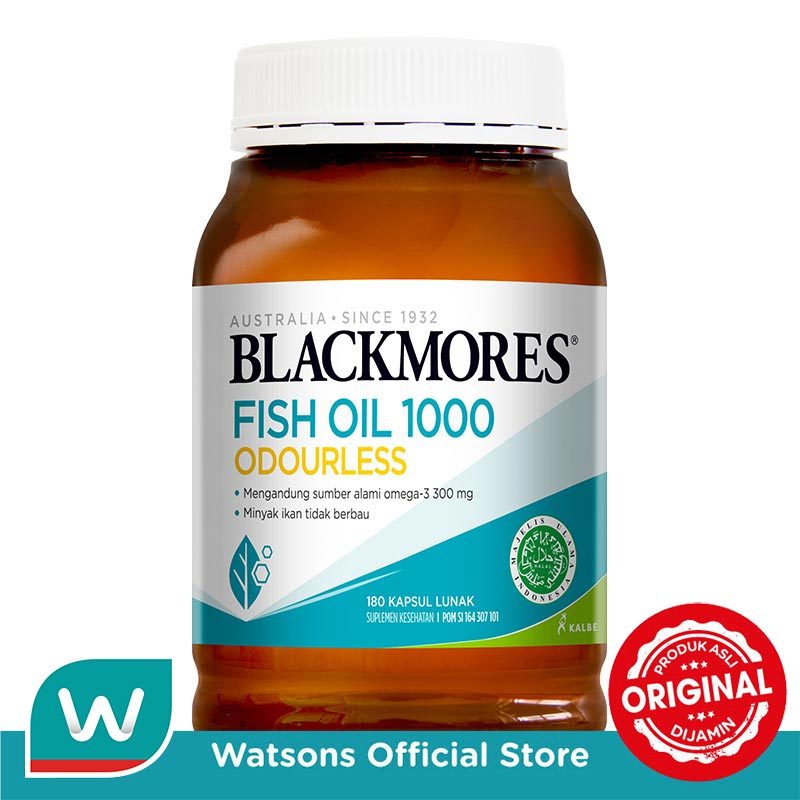 Blackmores Fish Oil 1000 Odourless 180'S