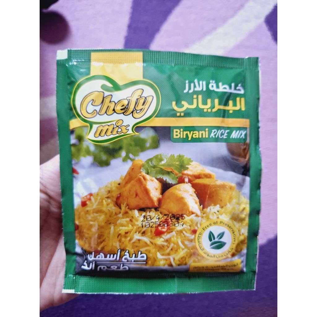 

Bumbu Nasi Biryani Nasi Kabsa instant