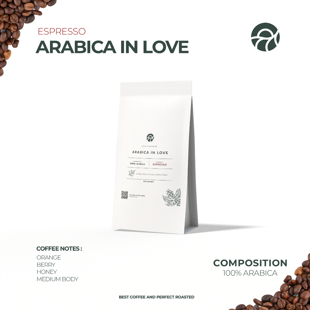 

Kopi ARABICA IN LOVE - Espresso Roast - 500gr