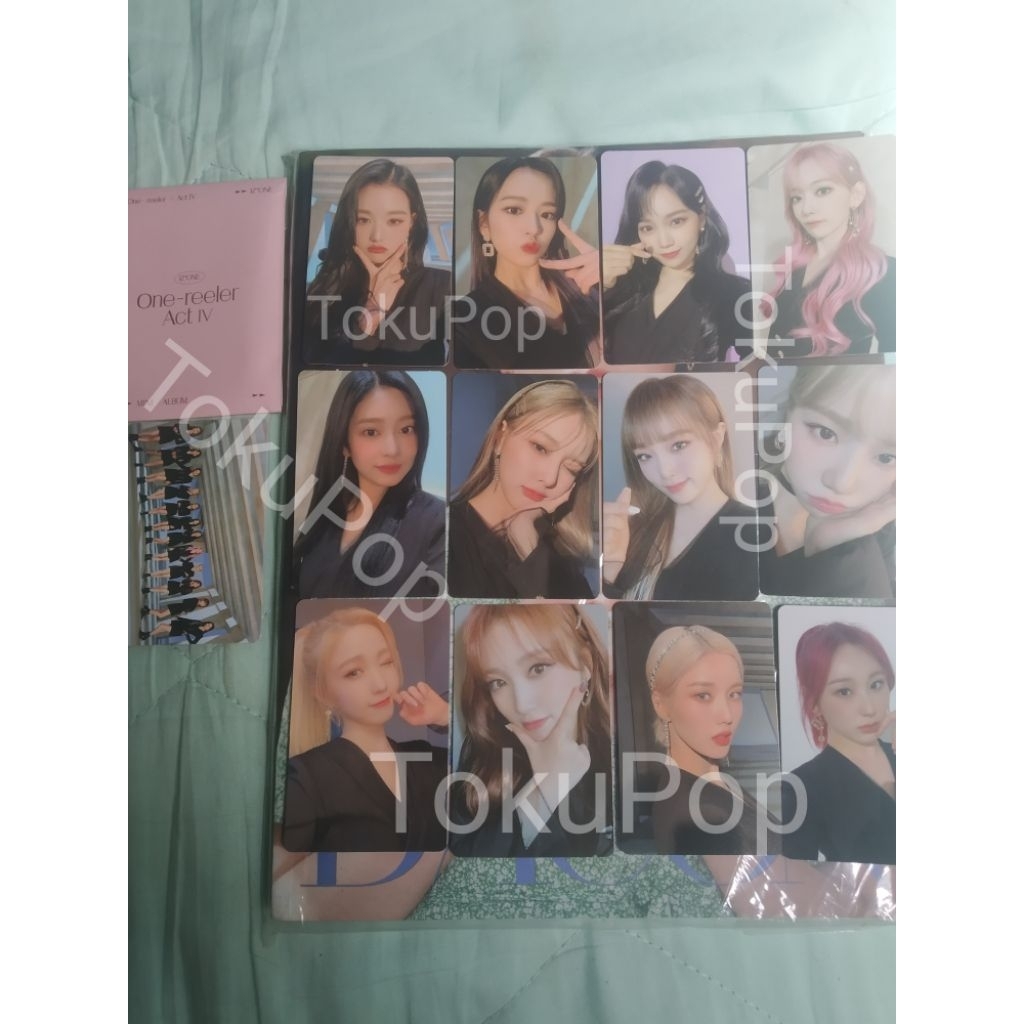 iz*one izone pob onereeler pc photocard wonyoung yujin sakura chaewon minju choi yena jo yuri hyewon