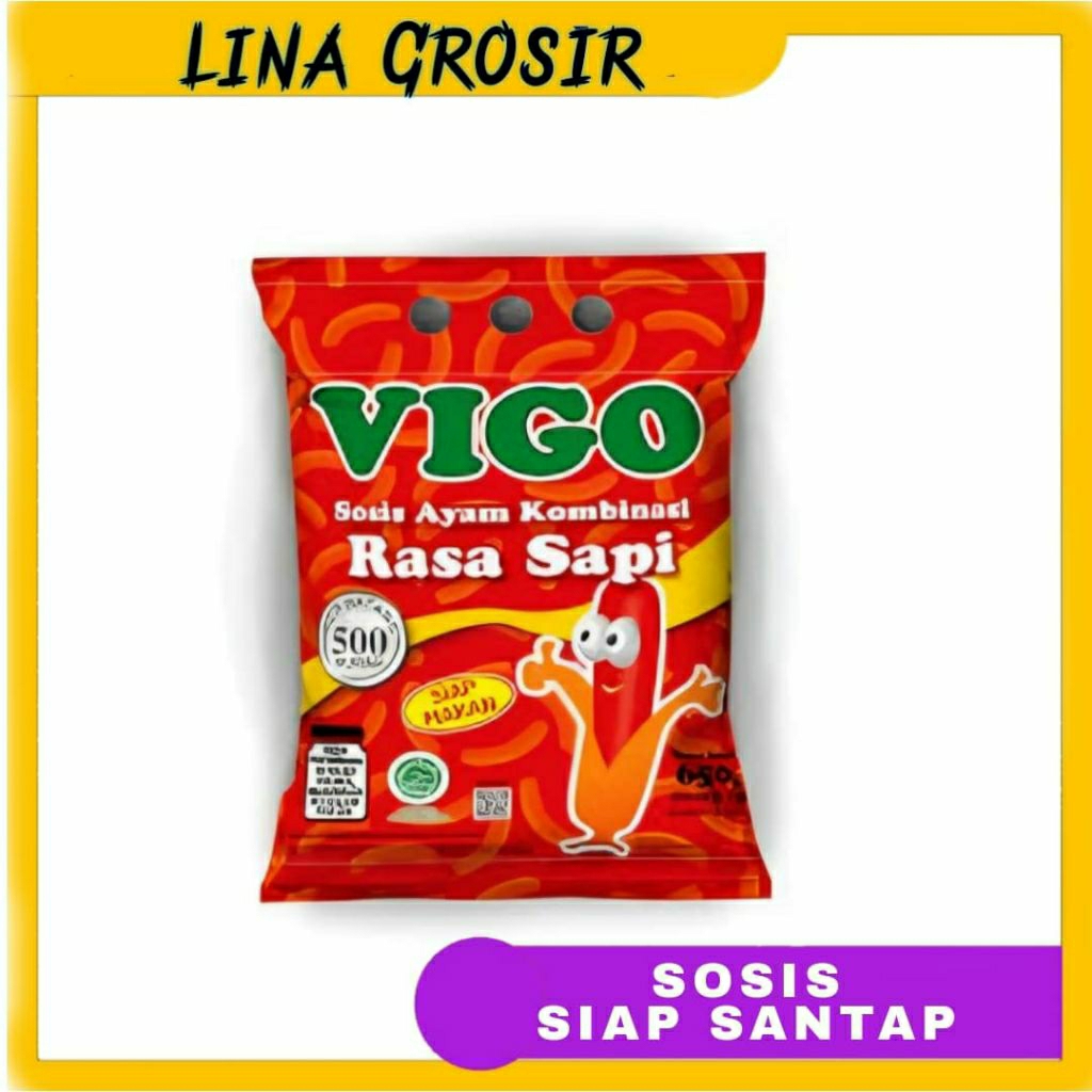 

Vigo Sosis Ayam Kombinasi Rasa Sapi @ isi 24