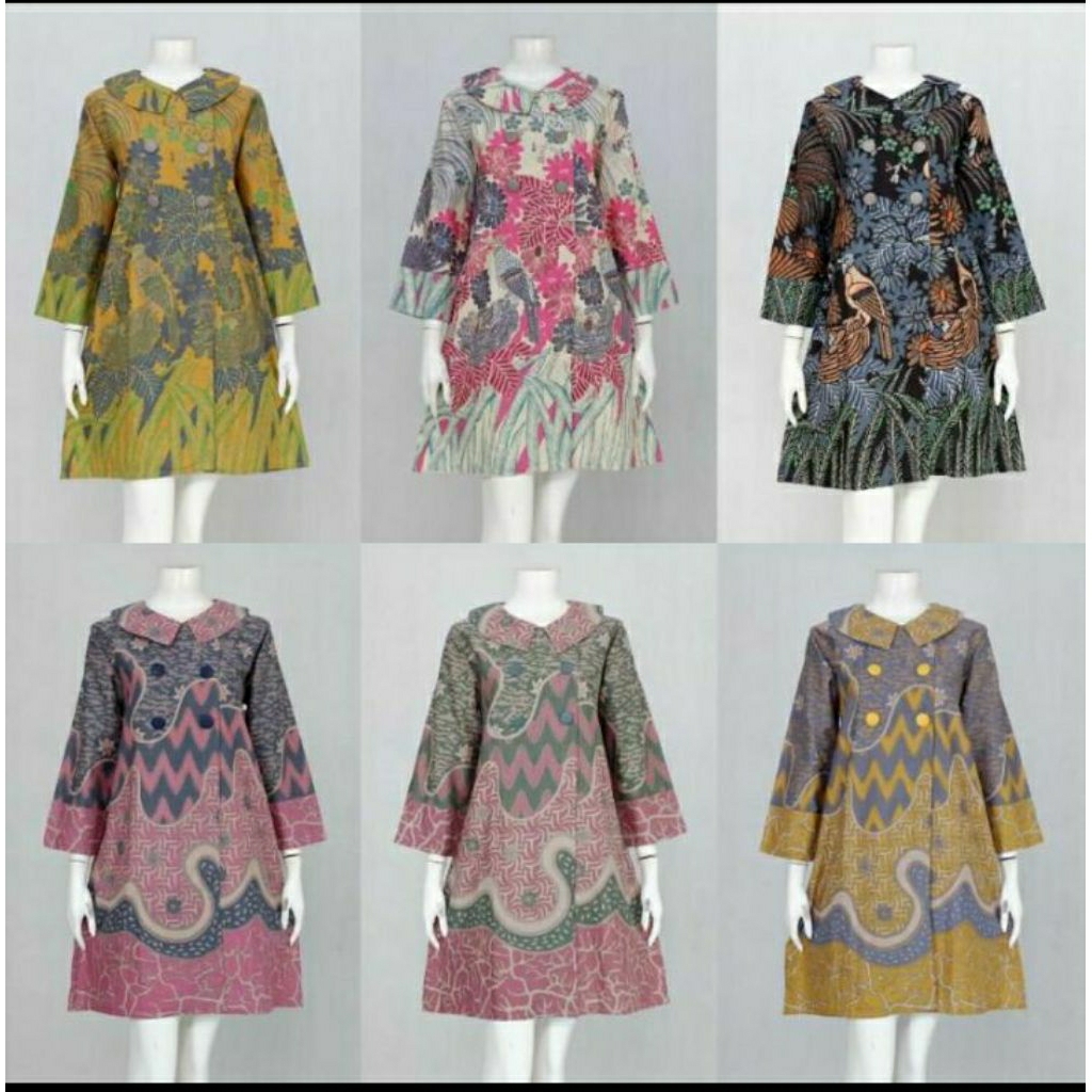 Tunik Kanaya Tricot Batik Solo Tunik Batik Wanita
