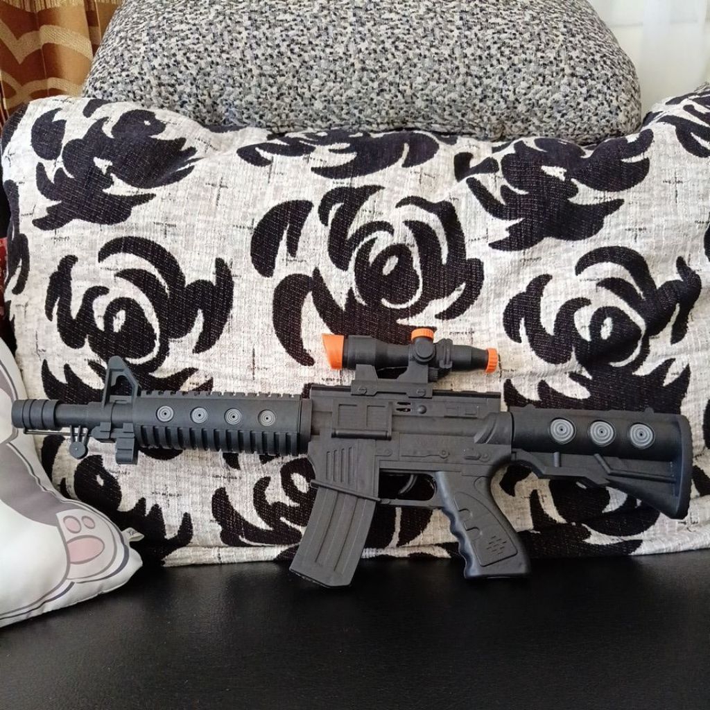 Preloved mainan senapan anak