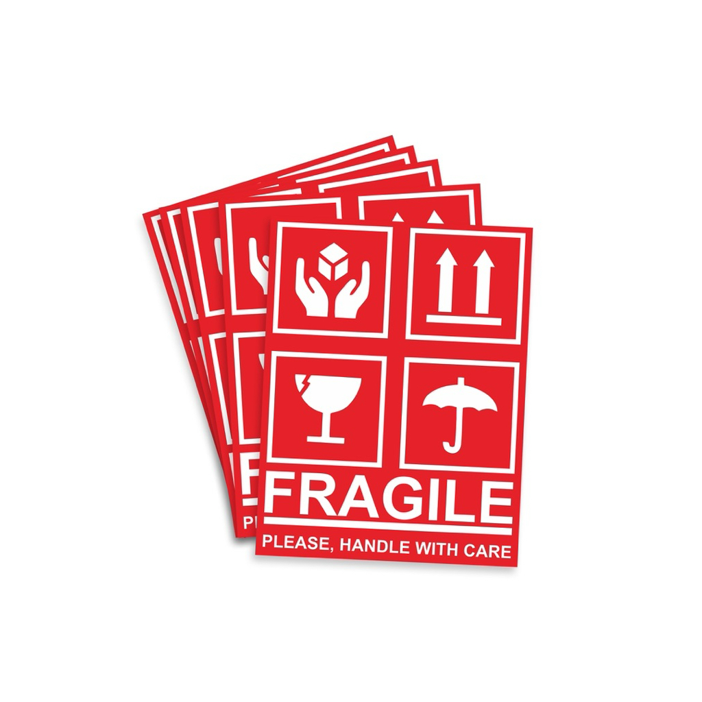 

Sticker Fragile Murah | Stiker Pecah Belah Kemasan Olshop | Label Pengiriman Awas Pecah