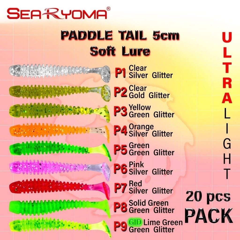 Softlure Padle tail 5cm