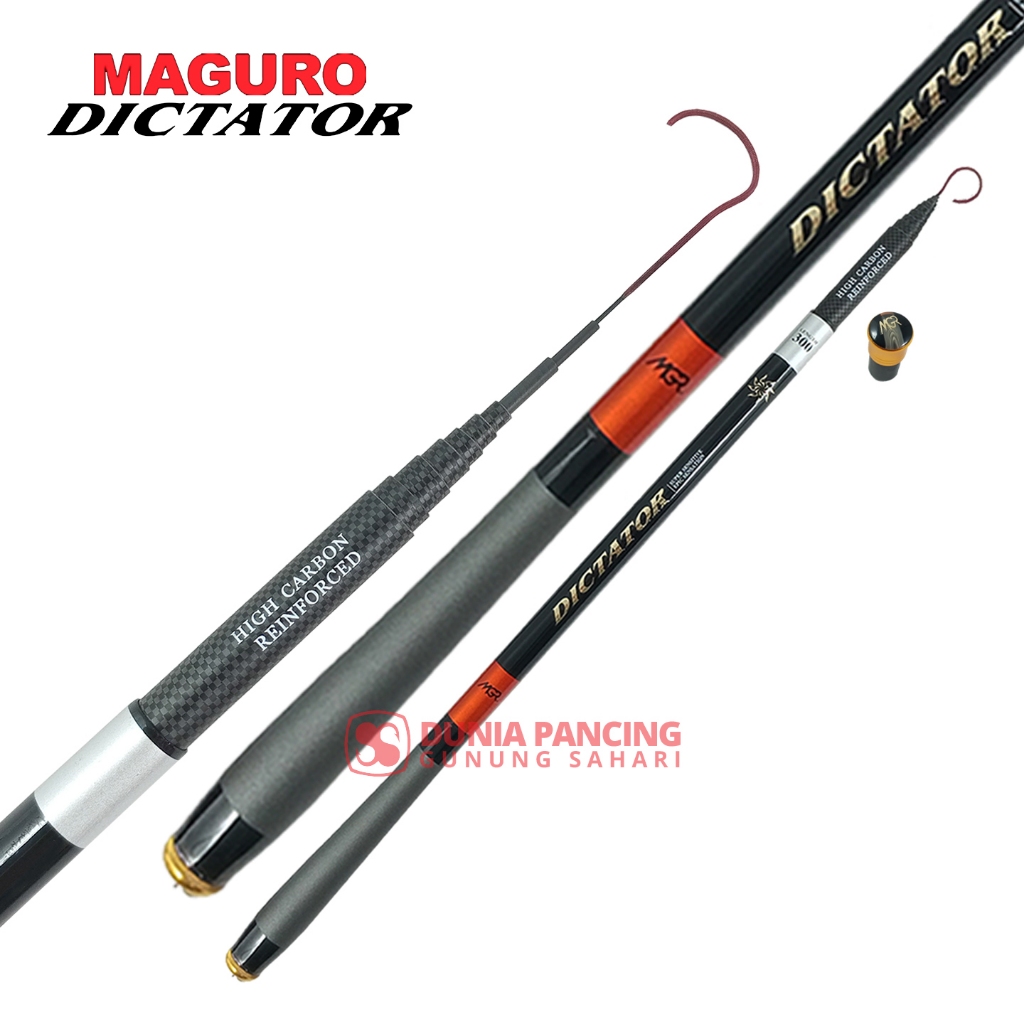 Joran Tegek / Pole Maguro Carbon Mini Keiryu Dictator Pilih Ukuran