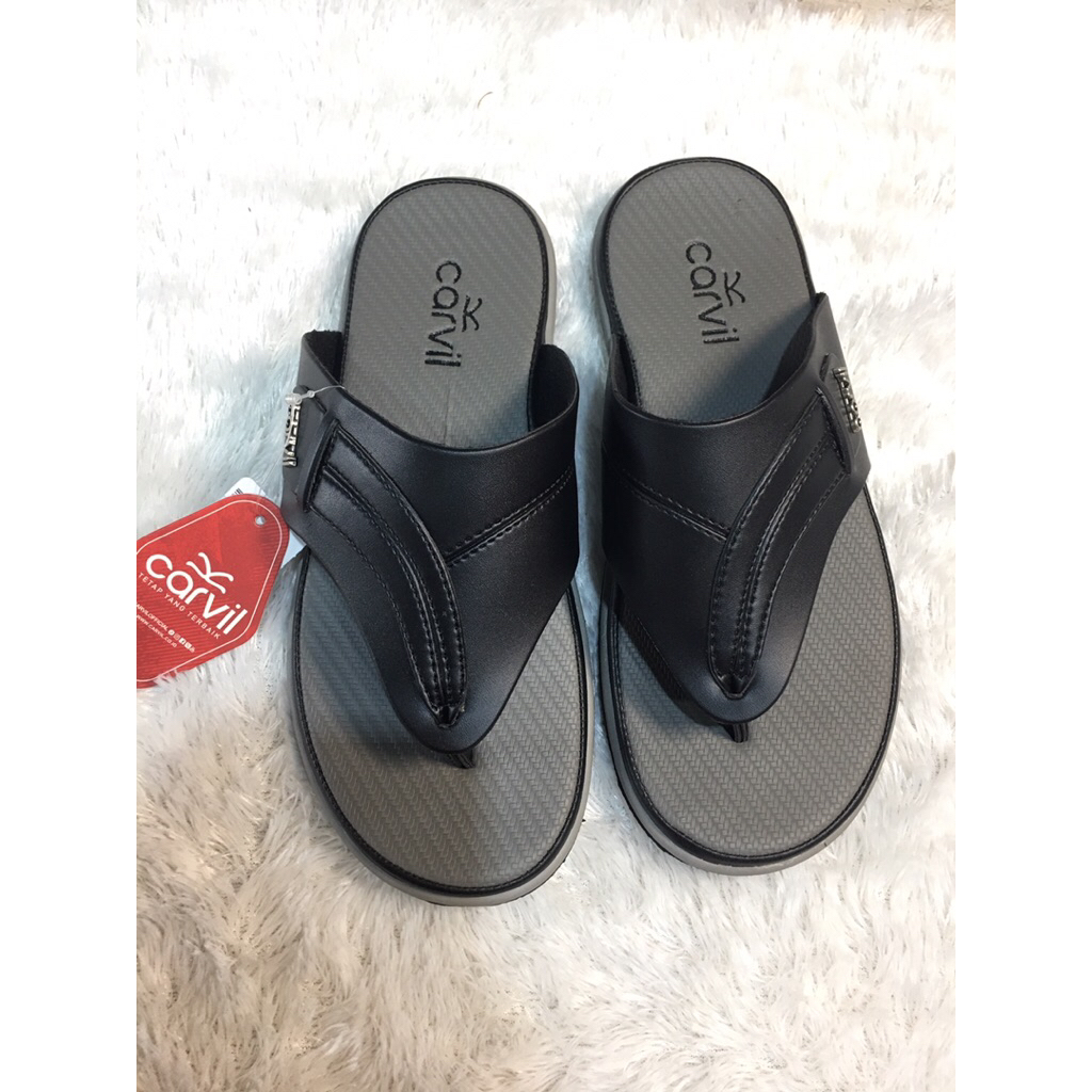 sandal kulit pria asli carvil