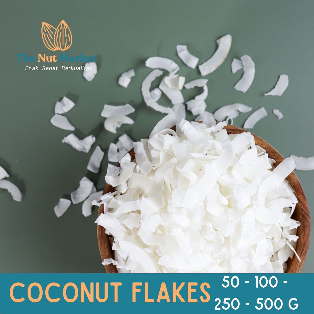

Coconut Flakes 50-500 g Kelapa parut kering