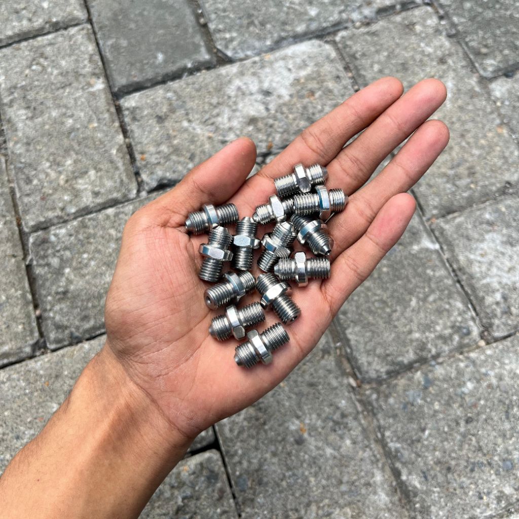 BAUT BANJO MASTER REM STAINLES 304 MODEL LURUS PNP  SELANG REM KTC & RCB