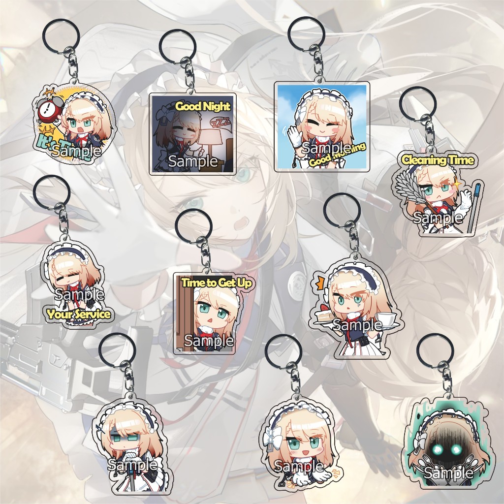 Gantungan Kunci GIRLS' FRONTLINE EXILIUM ALL Centaureissi  - Ganci - Key Chain - Souvenir - Anime