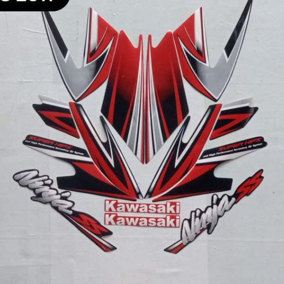 Stiker Striping Kawasaki NINJA SS 2010 - List Stiker Standar NINJA SS 2010