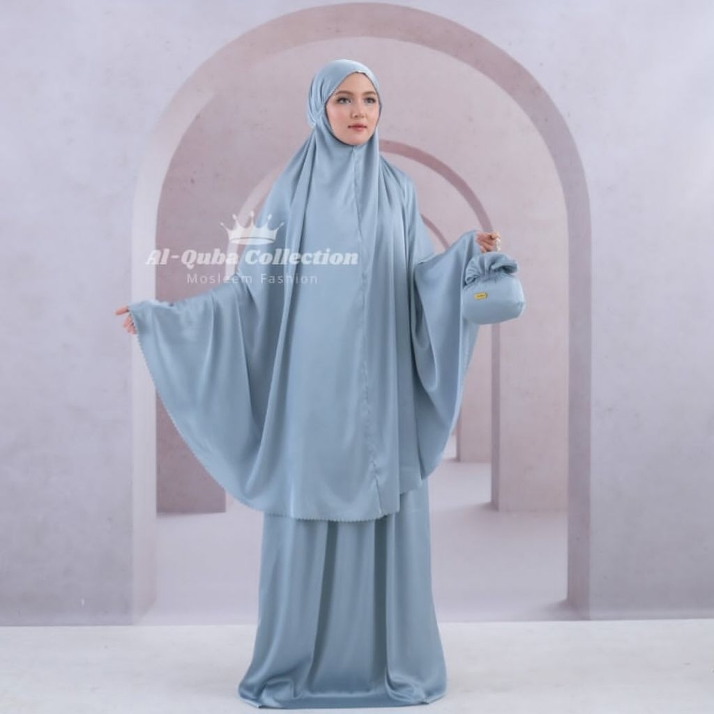 MUKENA POCH AL QUBA PREMIUM 2 IN 1 BISA BUAT TRAVELING