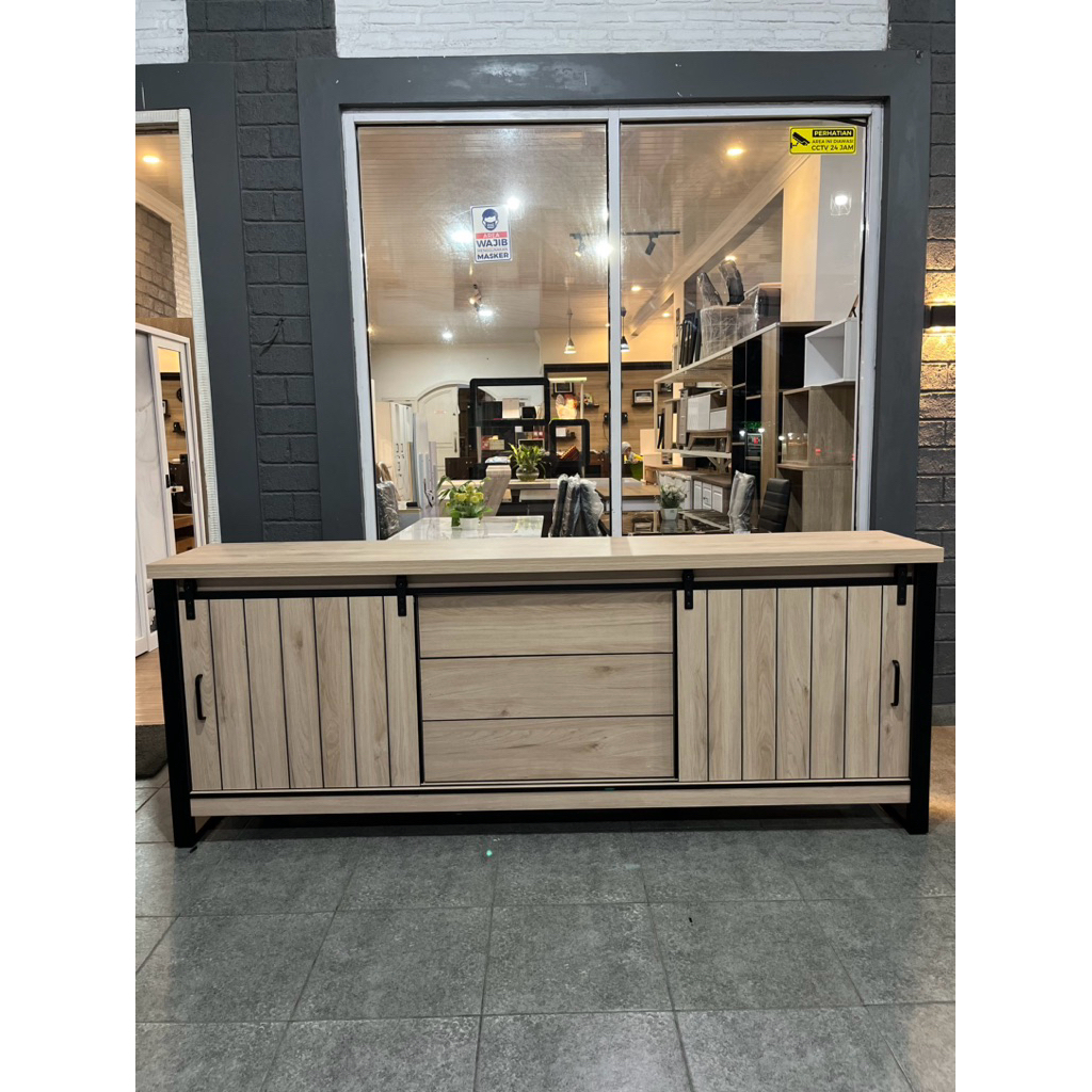 Buffet sideboard meja tv lemari penyimpanan