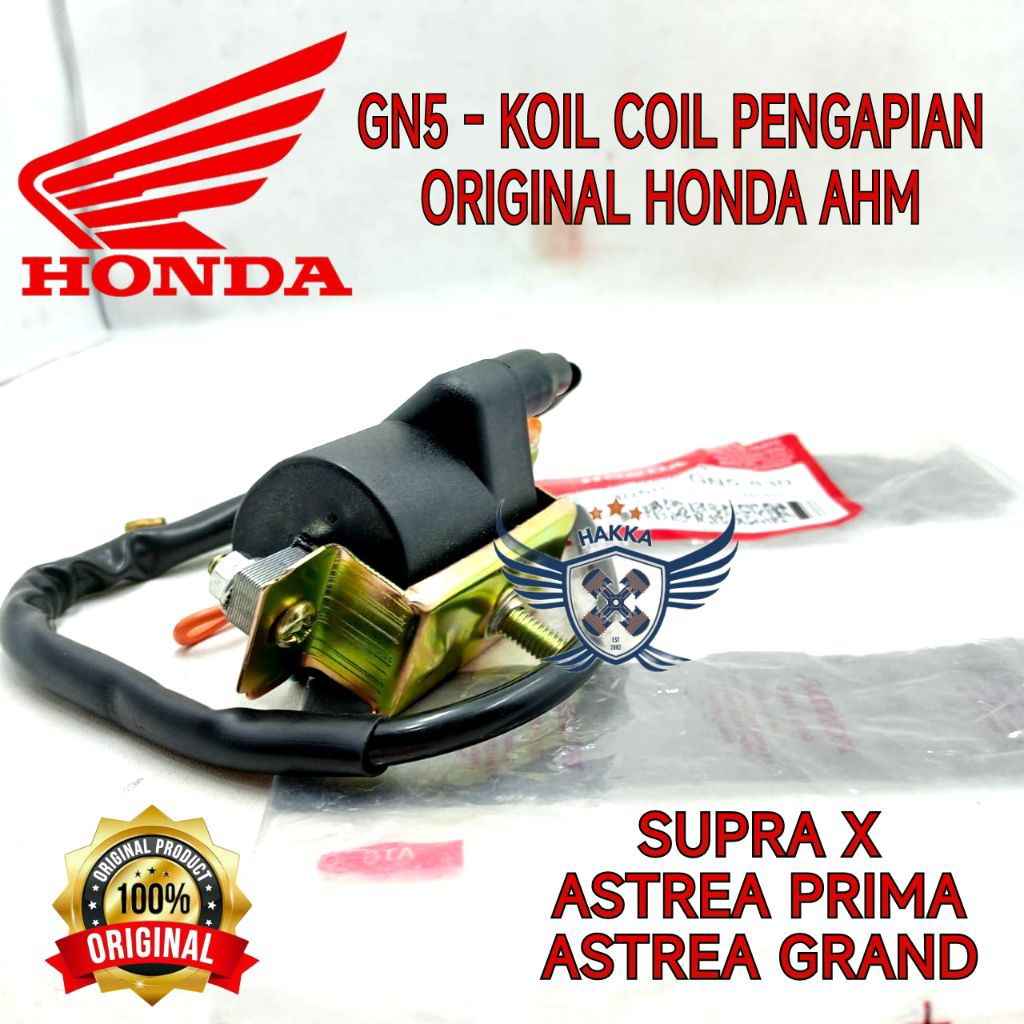 GN5 ORIGINAL KOIL HONDA SUPRA X, KOIL HONDA ASTREA PRIMA, ORIGINAL COIL HONDA ASTREA GRAND