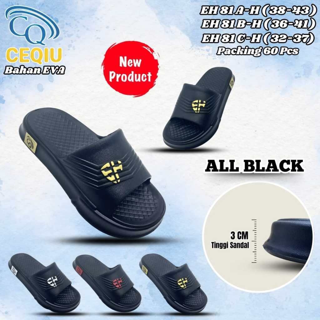 Sandal Slop Anak - Anak Dan Dewasa PRIA , SANDAL CQ  EH 81ABC  UK 32-43
